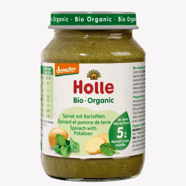 Holle – SPINACH WITH POTATOES