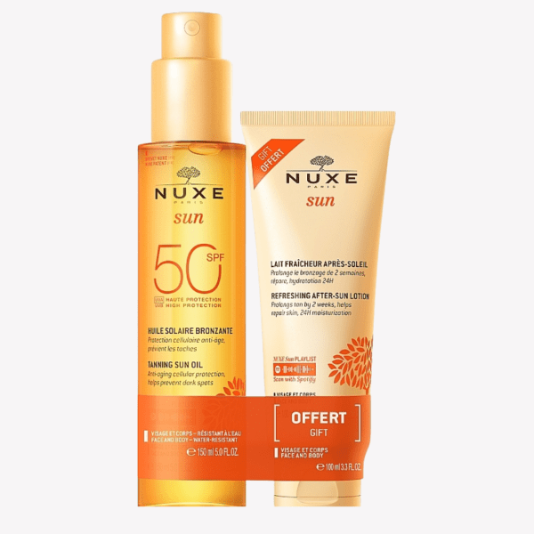 Nuxe SUN KIT- Tanning Oil Solar Bronze SPF 50+ 150ml + After Sun Lotion 100ml