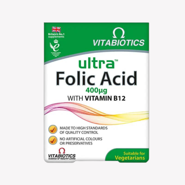 VITABIOTICS ULTRA FOLIC ACID 400MCG *60TAB