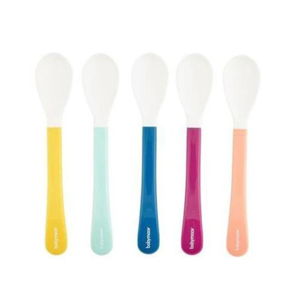Badabulle Set of 5 Spoons Multicolors 2nd age (set lugesh)