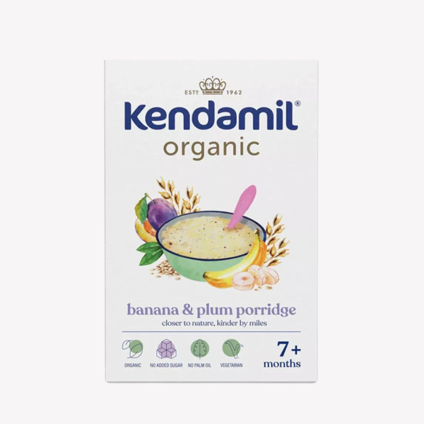 Kendamil banana plum porrridge