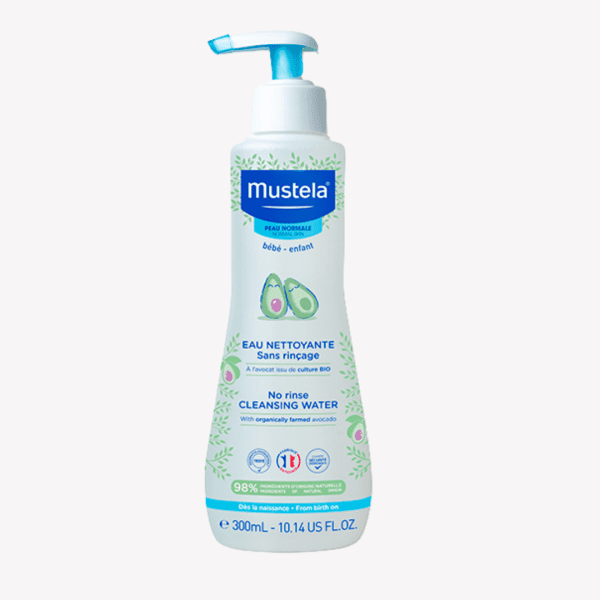 Mustela No-Rinse Baby Cleansing Water with Avocado