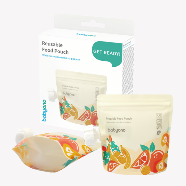 Babyono  FOOD POUCH Qese Riperdorimshe per Lengje te ndryshme per foshnje 1467