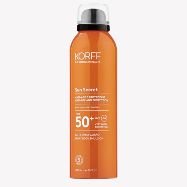 KORFF SUN SECRET SPRAY BODY EMULSION SPF50+
