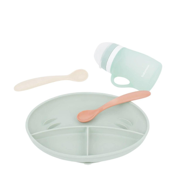 Babymoov Kit GROW’ISY ( set pjate + 2 luge + shishe biberon)