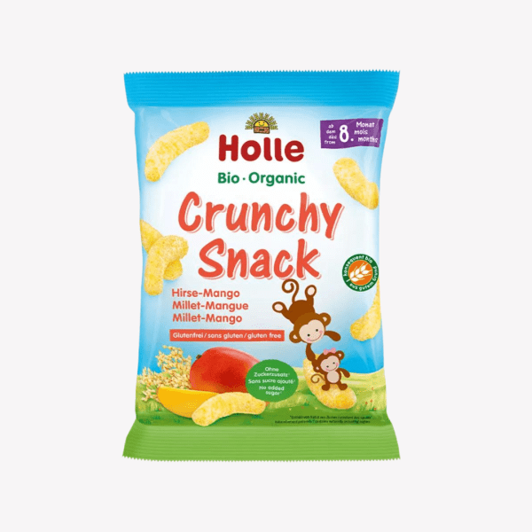 Holle – ORGANIC CRUNCHY SNACK MILLET-MANGO