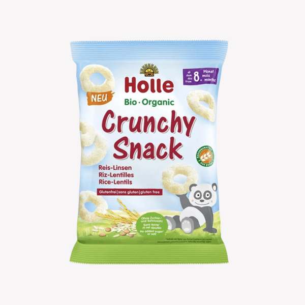 Holle – ORGANIC CRUNCHY SNACK RICE RENTILS