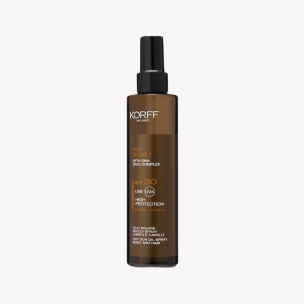 KORFF DRY SUN OIL SPRAY FOR BODY AND HAIR SPF30