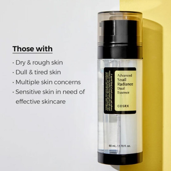 COSRX ADVANCED SNAIL RADIANCE DUAL ESSENCE 80ml