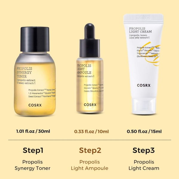 COSRX Promo Set – Full Fit Propolis Glow Kit